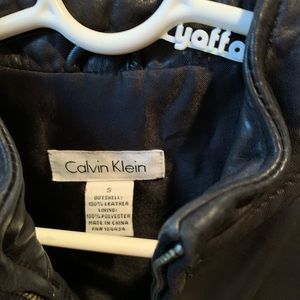 Calvin Klein leather jacket